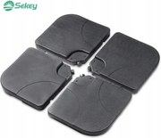 Kerti Napernyőtartó Állvány Fekete 60-80 Kg Sekey