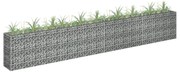 vidaXL horganyzott acél gabion magaságyás 360 x 30 x 60 cm