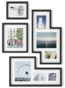 Mingle kollázs fali képkeret fekete