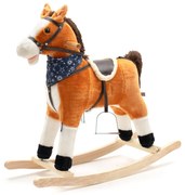 Hintaló dallammal Baby Mix Zeus barna kendővel