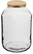 Browni Twist befőttesüveg készlet fedéllel, 4 l, 4db