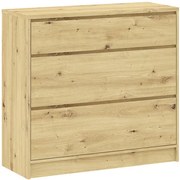 BASIT Komód Tölgy Színben 99 cm 3S WIDE