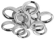 LED Mennyezeti lámpa 9xLED/14W/230V 3000-5000K átm. 53 cm fényezett króm