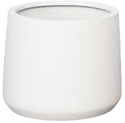 Pottery Pots Patt virágcserép, matt fehér, többféle méretben - PotteryPots méret: Ø42 x 35 cm