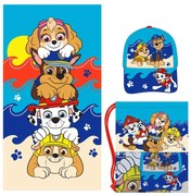 Mancs Őrjárat Wave törölköző, tornazsák, baseball sapka szett