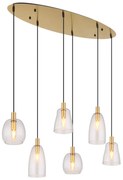Globo GARRI 15789-6HM függeszték, 6x40W E14