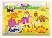 Bino Dinoszauruszos Puzzle,