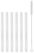 6 db-os üveg szívószál készlet, hosszúság 15 cm - Vialli Design