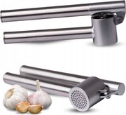 Fokhagymaprés Prágai Présgép Zúzó Rozsdamentes Acél