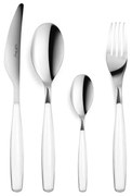 London 24 db-os evőeszköz készlet, fehér nyéllel - Vialli Design