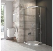 Ravak 3B270C00Z1B-negyedköríves négyrészes BLIX zuhanykabin 90x90cm fényes króm