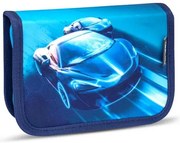 Tolltartó, klapnis, cipzáras, BELMIL Racing Blue Neon, kék, versenyautó (BL33572120F)