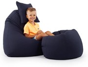 Navy ALL IN Tini Babzsákfotel Garnitúra