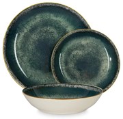 Berlinger Haus 18 részes porcelán étkészlet Matte Green zöld
