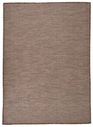 barna lapos szövésű kültéri szőnyeg 200 x 280 cm