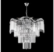 Csillár láncon 9xE27/60W/230V