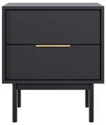 VIVALA éjjeliszekrény, fekete