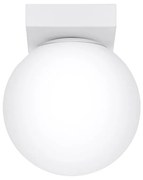 Fehér mennyezeti lámpa üveg búrával ø 12 cm Umerta – Nice Lamps