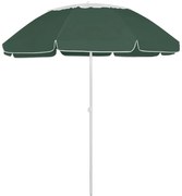 zöld strandnapernyő 300 cm