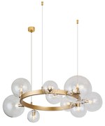 Bubbles 10 fényforrásos függesztett lámpatest