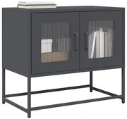 antracitszürke hidegen hengerelt acél TV-szekrény 68x39x60,5 cm