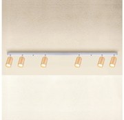 Brilagi - Spotlámpa SELE 6xGU10/30W/230V fehér/tölgy dekor