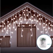 Aigostar - LED Kültéri  fényfüzér 200xLED/8 üzemmód 13x0,6m IP44 hideg fehér