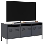 antracit hidegen hengerelt acél TV-szekrény 101,5x39x43,5 cm