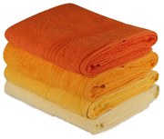 Fürdőlepedő Szett (4 db) Rainbow - Sárga