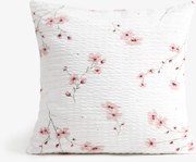 Goldea krepp párnahuzat - cseresznyevirágok 40 x 40 cm