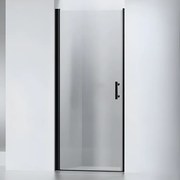 Madeira Black 100 nyíló zuhanyajtó, 190cm, 6mm, NANO