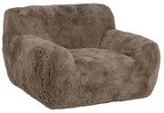 Barna fotel Teddy – Ixia