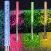 Deuba 4 db LED-es napelemes lámpa készlet - színes