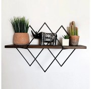 Fali polc 36x60 cm fenyő