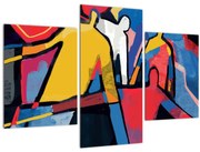 Kép - A férfiak absztrakciója (90x60 cm)