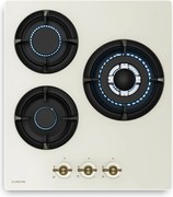 Klarstein Victoria gázfőzőlap | 3 alumínium égő | földgázzal és PB-gázzal kompatibilis | 6050 W | 45 cm