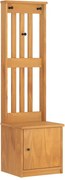 vidaXL SANDNES tömör fenyőfa előszobafa 45x40x159,5 cm