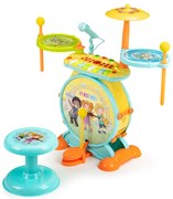 Dobkészlet zongora karaoke mikrofon 2 az 1-ben mp3 LED