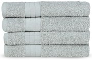 Világosszürke frottír pamut törölköző szett 4 db-os 50x100 cm – Good Morning
