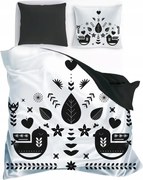 Modern Ágynemű Garnitúra Népi Művészet Tyúkok Madarak Népművészet 220x200