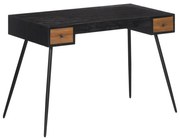 tömör újrahasznosított tíkfa íróasztal 117 x 56,5 x 75 cm