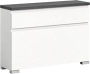 Shoelove 1 ajtó és fiókos cipősszekrény fehér-szürke