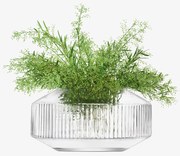 LSA International Széles Rotunda váza, h 14 cm, átlátszó - LSA nemzetközi