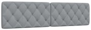 világosszürke szövet fejtámla párna 200 cm