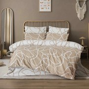 Merlot bartna pamut ágyneműhuzat 200x140cm+90x70cm TiaHome