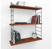 ARMONI fali polc 85x72 cm barna/fekete