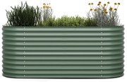 High Grow, magaságyás, 200 x 80 x 100 cm, hullámos acéllemezből, egyszerű összeszerelés, rozsda- és fagyálló