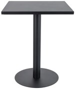 Pub K négyzet bárasztal fekete 60 cm