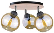 Spotlámpa THEA WOOD 3xE27/60W/230V á. 30 cm