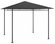 antracitszürke pavilon 3 x 3 x 2,7 m 180 g/m²